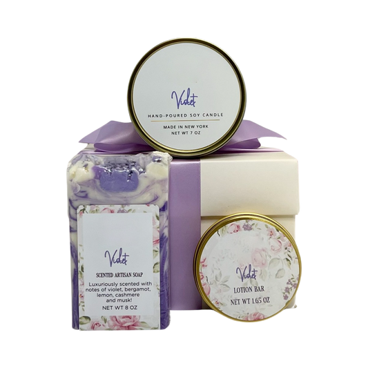 Violet Bath Set