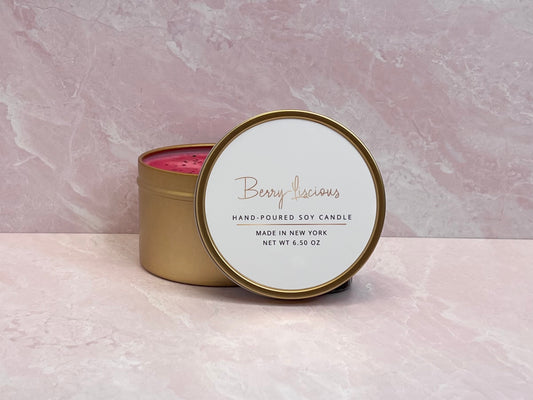 Berry-Liscious Tin Candle