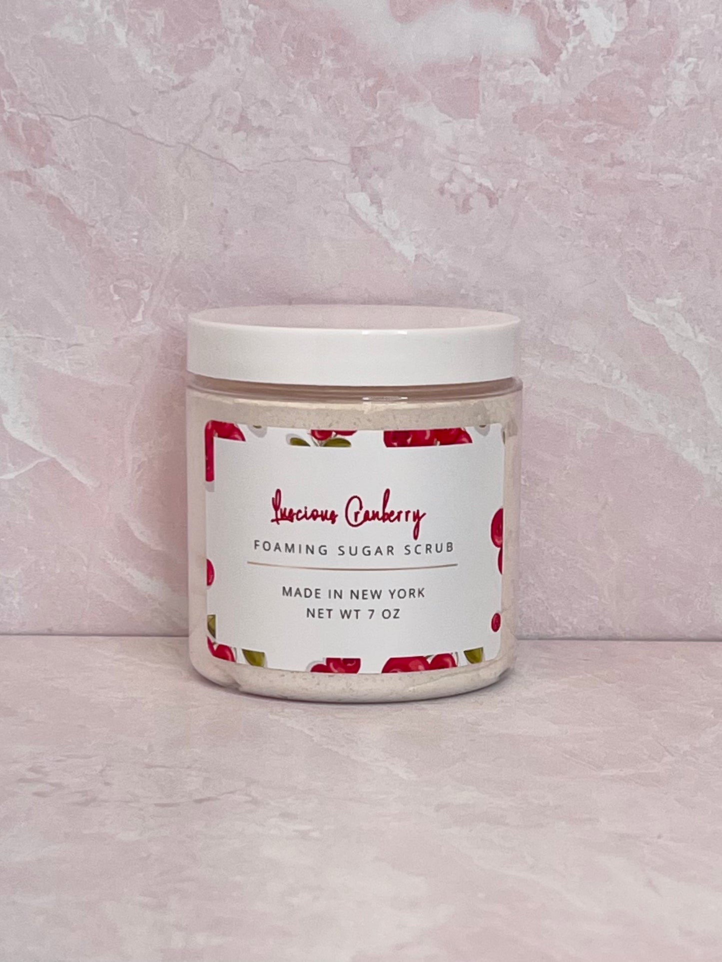 Luscious Cranberry Sugar Scrub